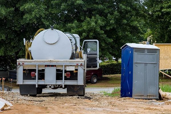 Porta Potty Rental of Whittier workers